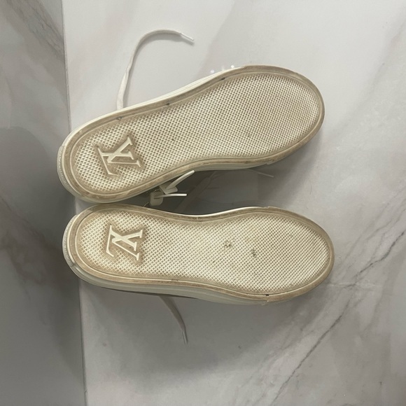 Louis Vuitton Stellar Hi Top Monogram Sneakers Sz 38 - Picture 6 of 6